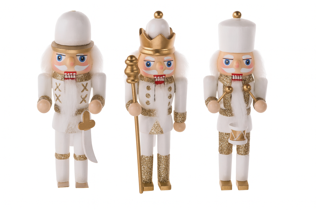 Weihnachtsanhänger – Nussknacker, 12 cm 3er Pack