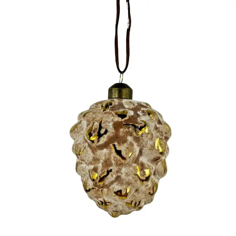 Weihnachtsanhänger aus Glas – 10 cm