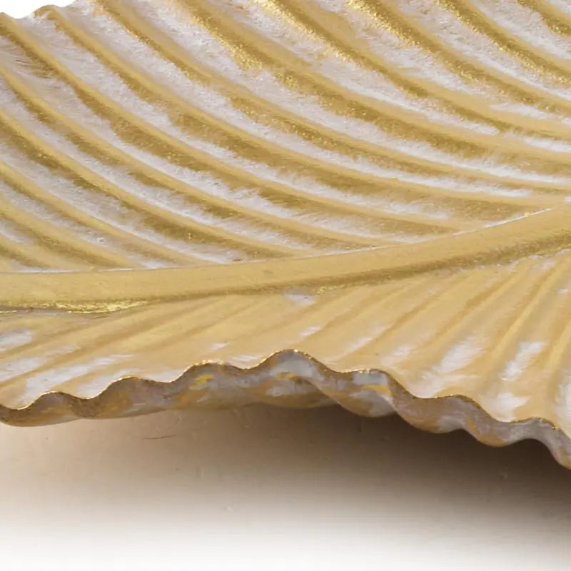 Dekotablett in Blattform