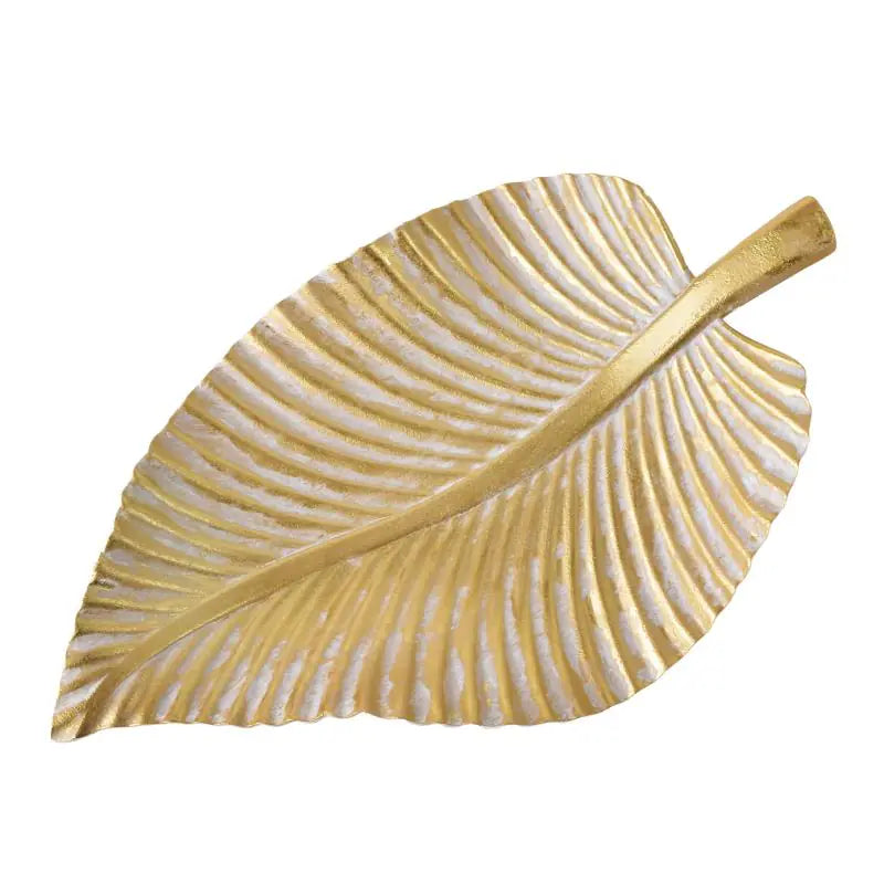 Dekotablett in Blattform